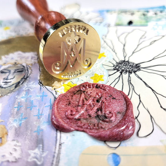 Auspice Maria - wax seal stamp