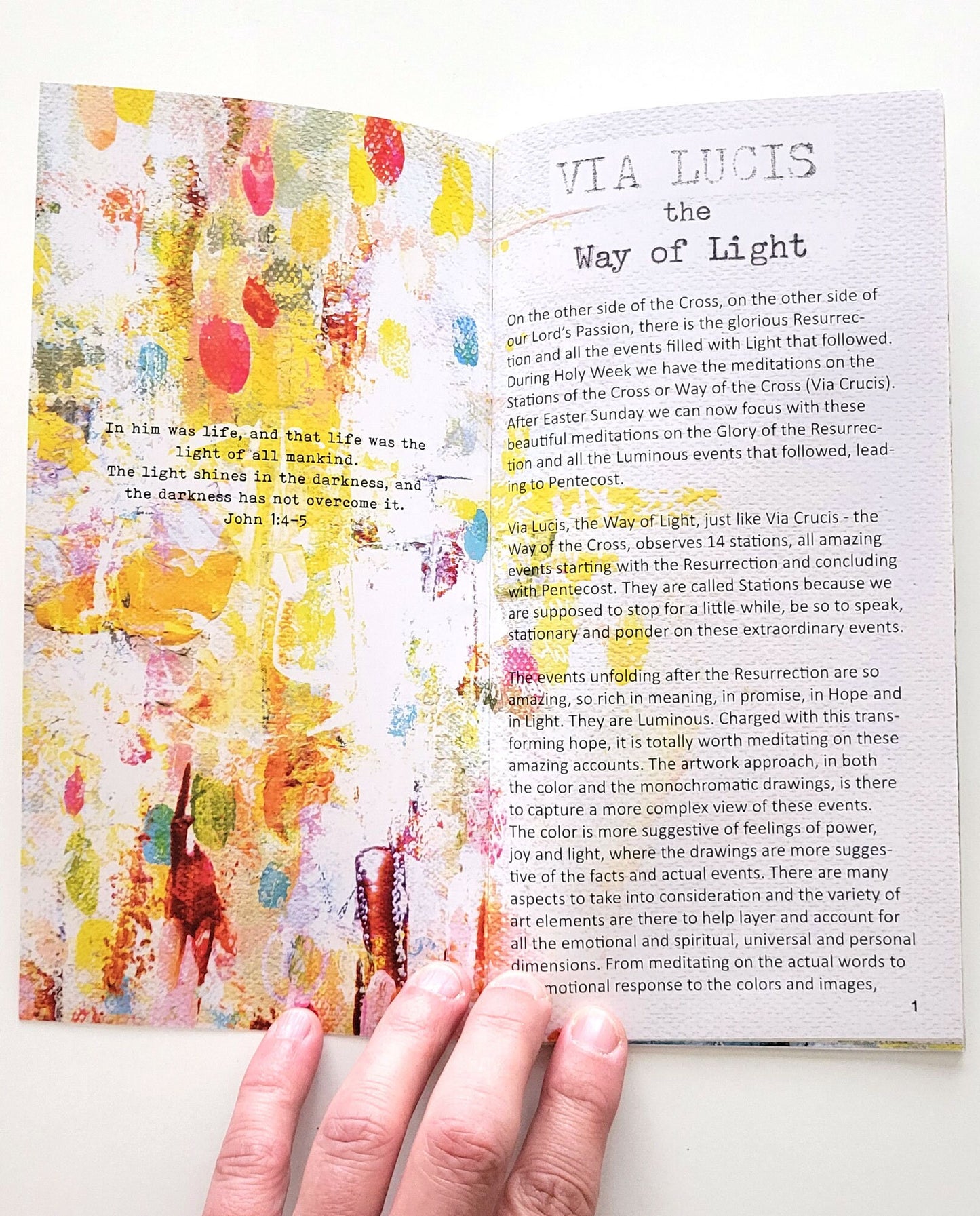 The Way of Light - Via Lucis, devotional booklet