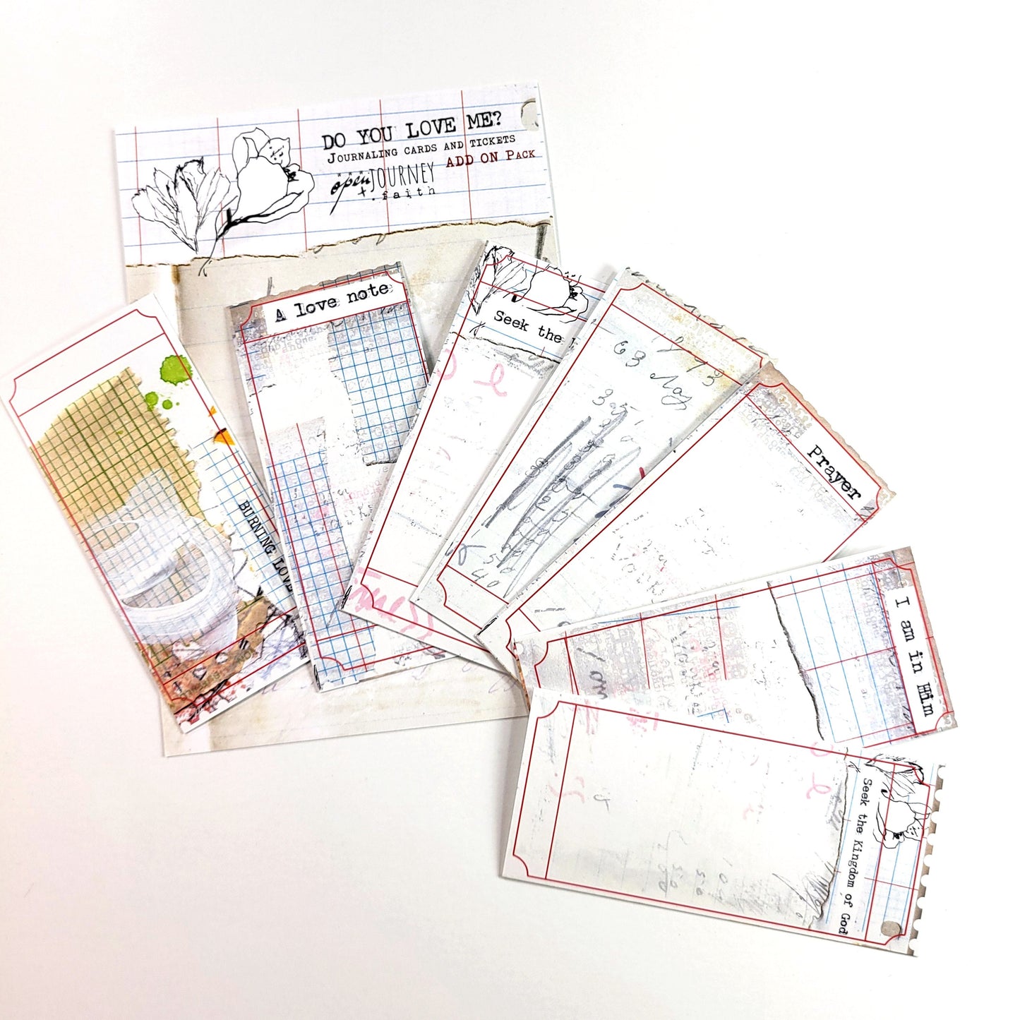 Do you love Me?- ADD ON journaling tickets