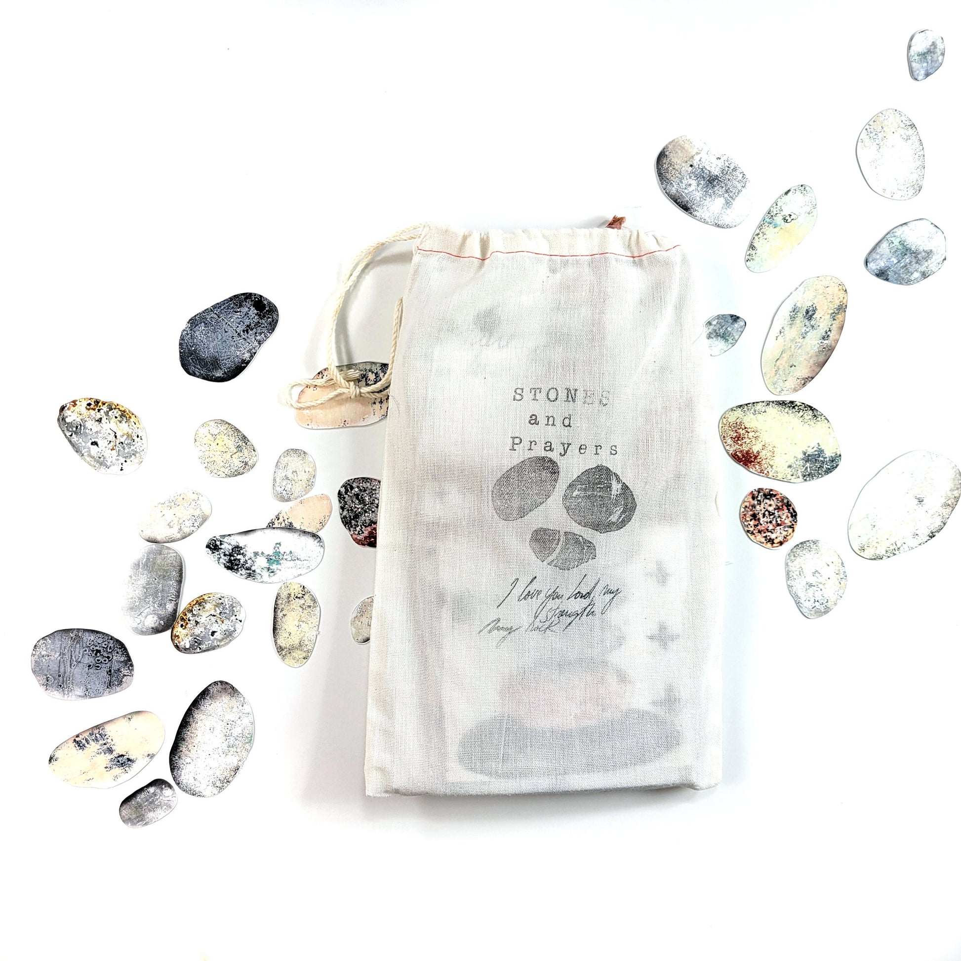 Stones and Prayers - KIDS/YOUTH creative bible study / Bible journaling for kids