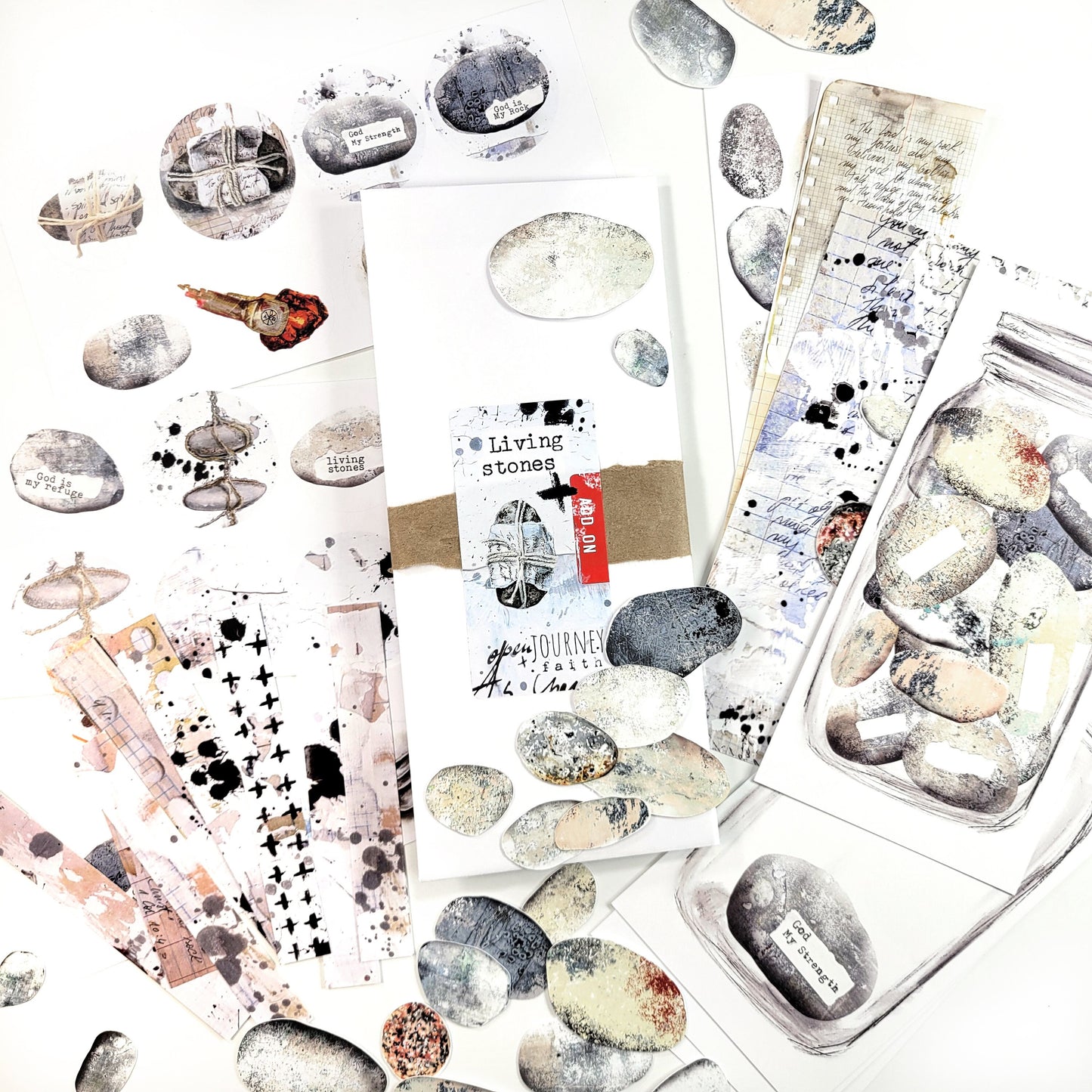Living Stones ADD ON Bible journaling kit elements