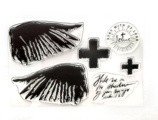 Faith WINGS Journaling Stamp Set