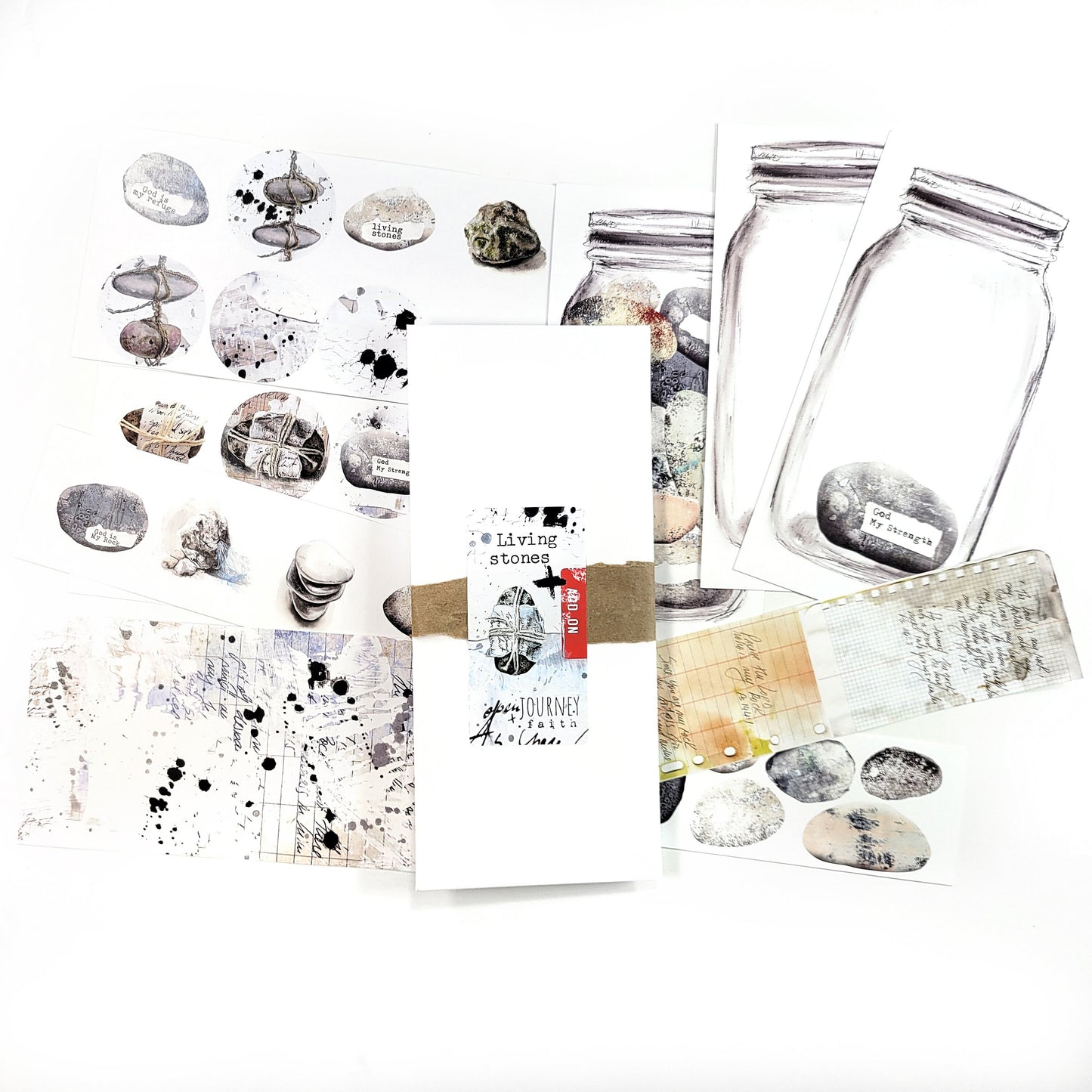 Living Stones ADD ON Bible journaling kit elements