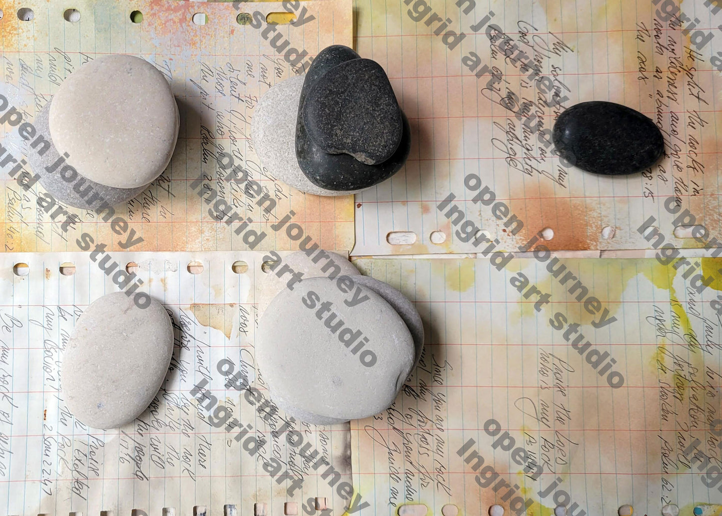 Living Stones ADD ON- Bible journaling supplies - digital download