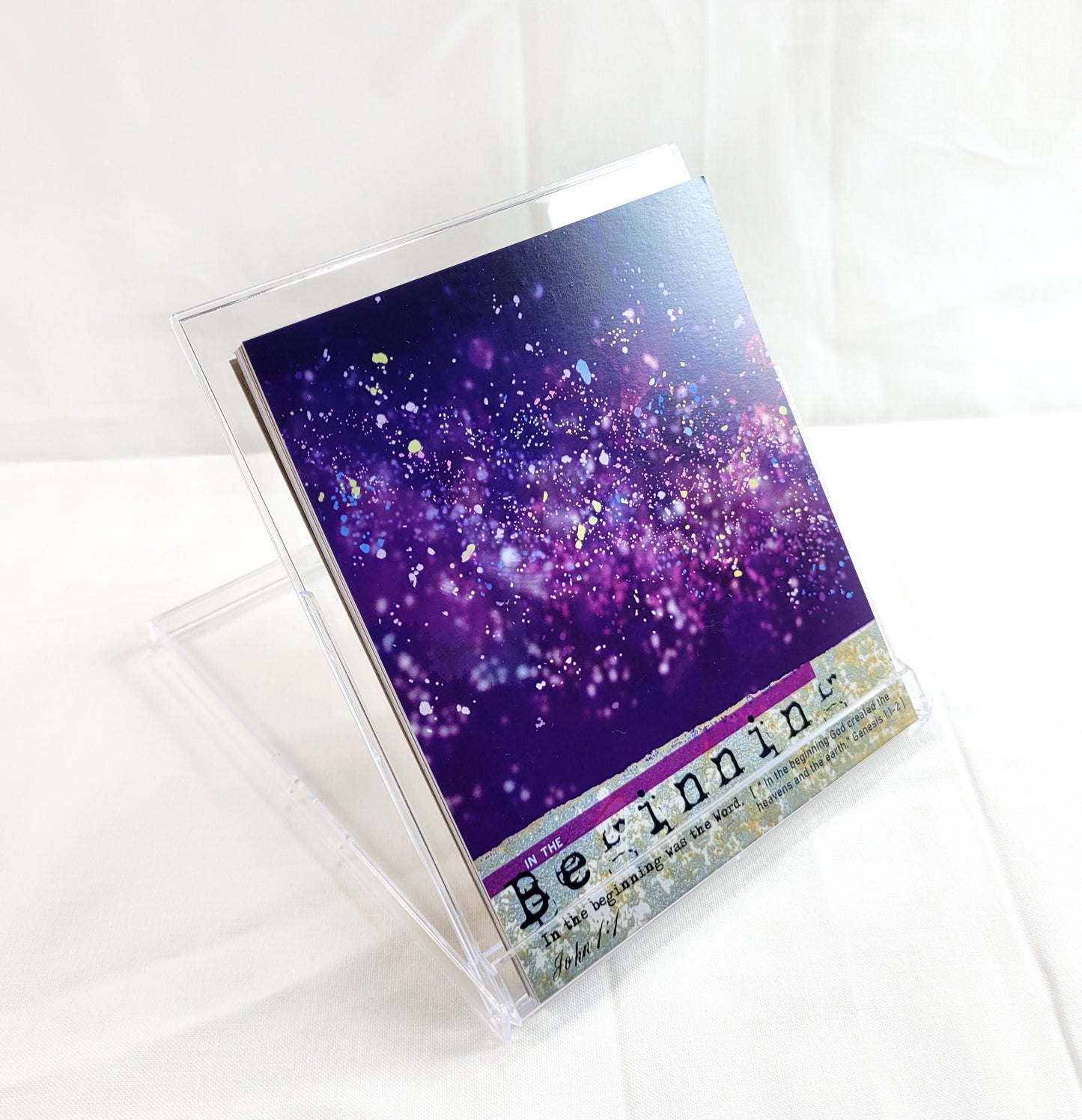 Born in my Heart - Advent 24 large card set with stand