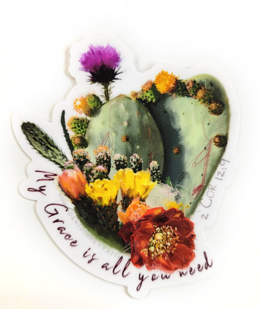 My grace- faith sticker