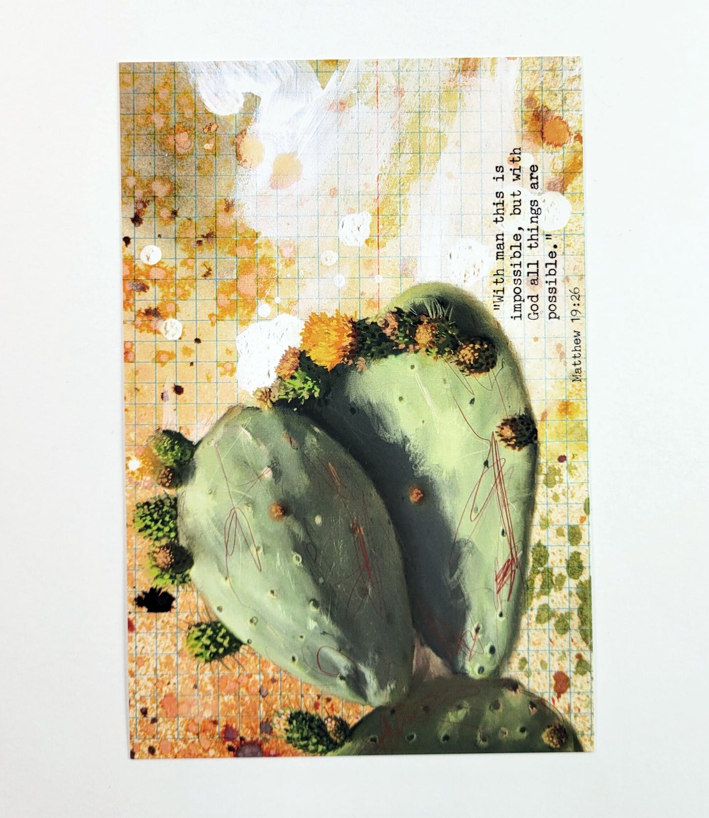Set of 6 Lent, Encouragement post cards