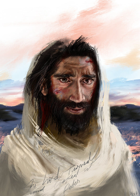 The Lord looked at Peter