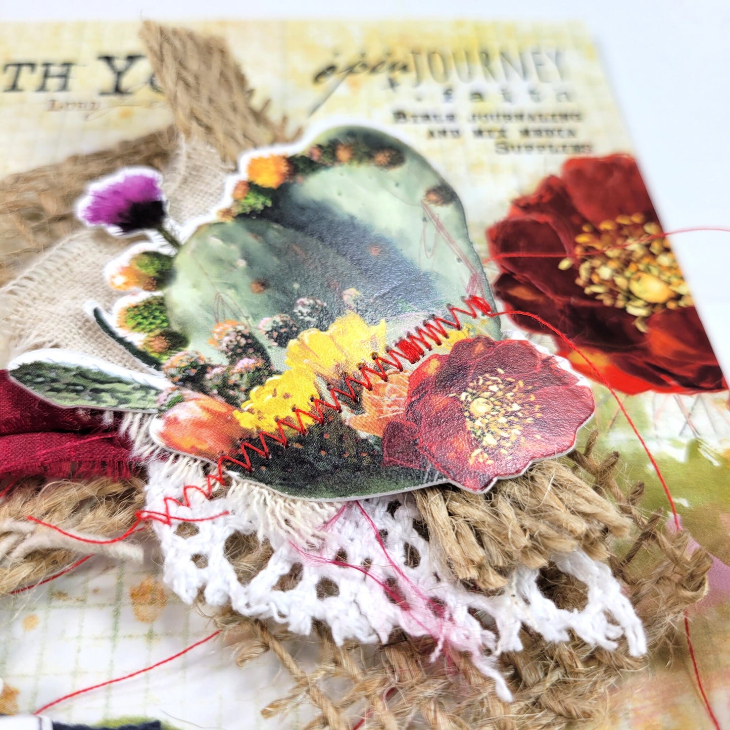 With You- ADD ON sewn flowers - 3 piece