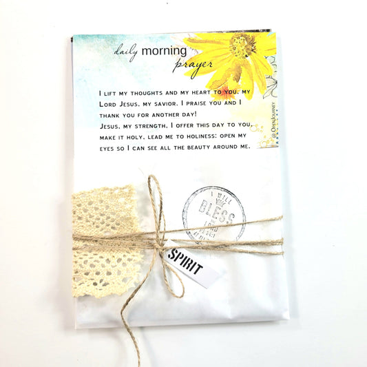 Set of 5 assorted prayer cards 5x7