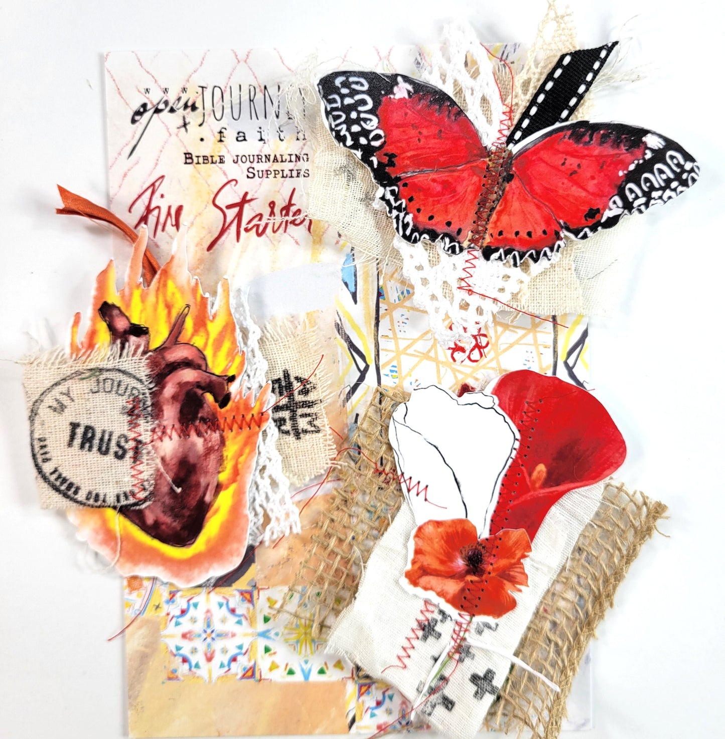 Fire Starter- ADD ON sewn elements - 3 piece