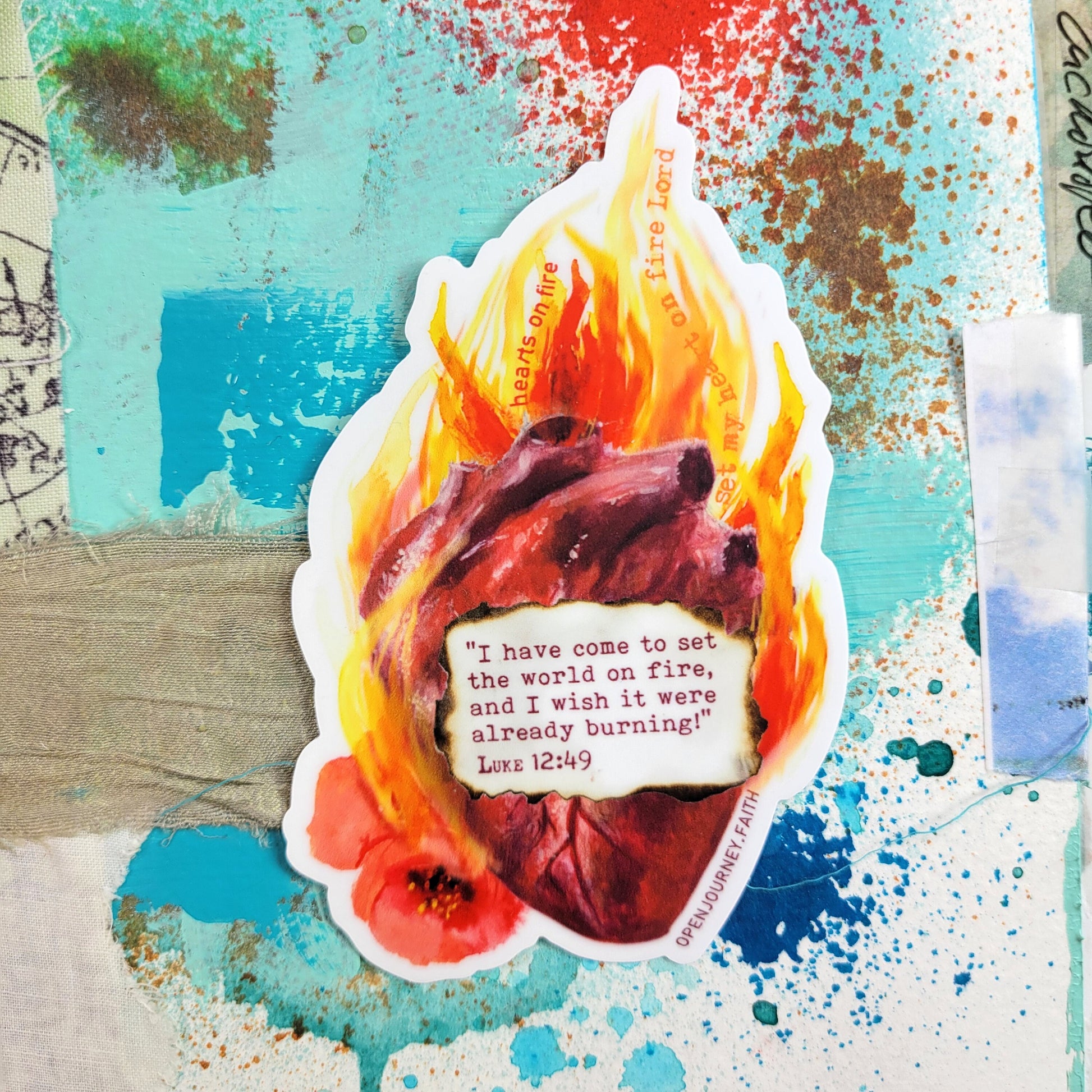 Fire Starter- faith sticker