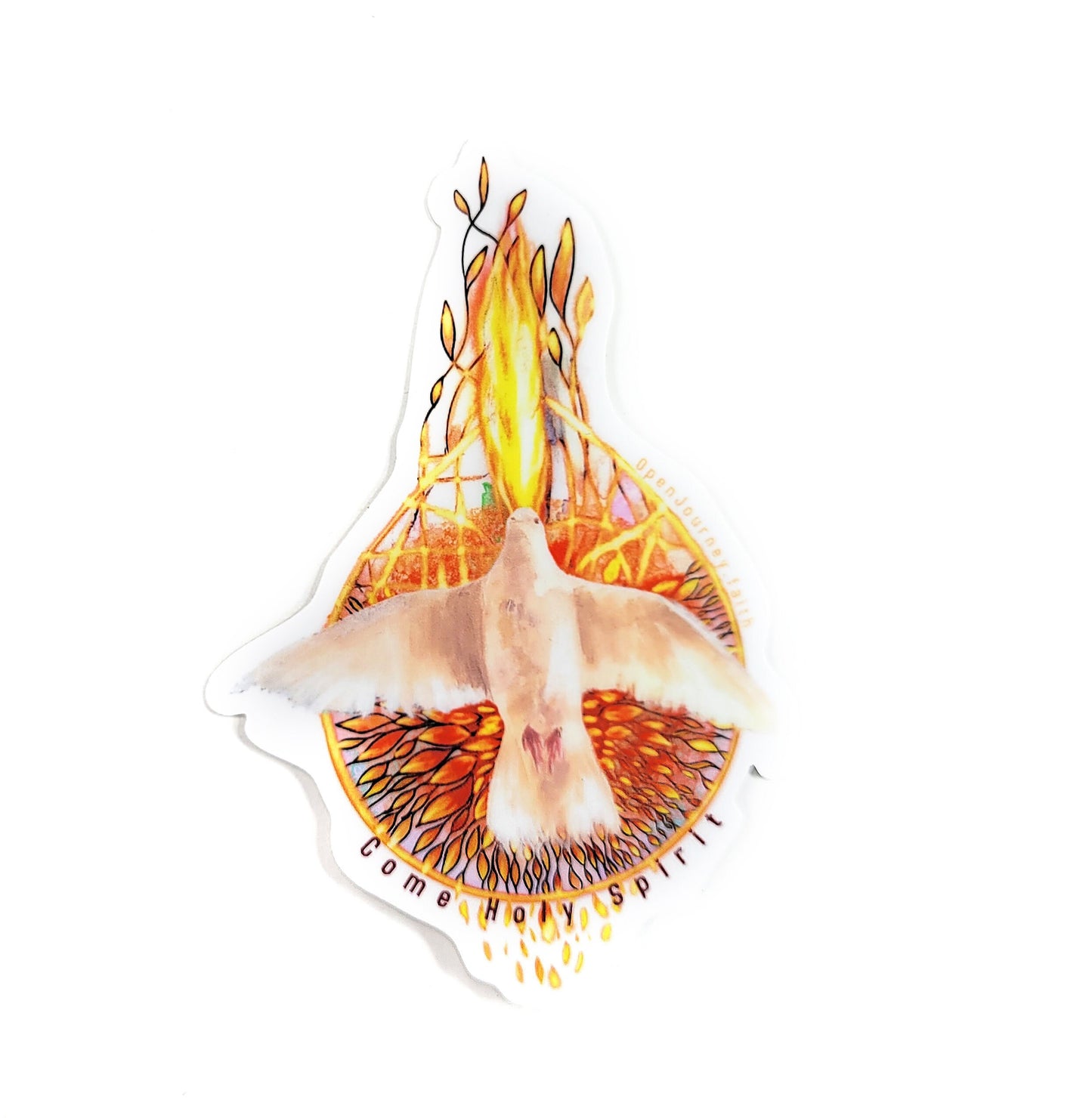 Fire Starter- Come Holy Spirit faith sticker