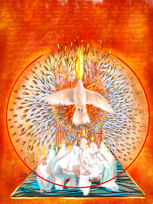 Come Holy Spirit, Pentecost - fine art giclee print