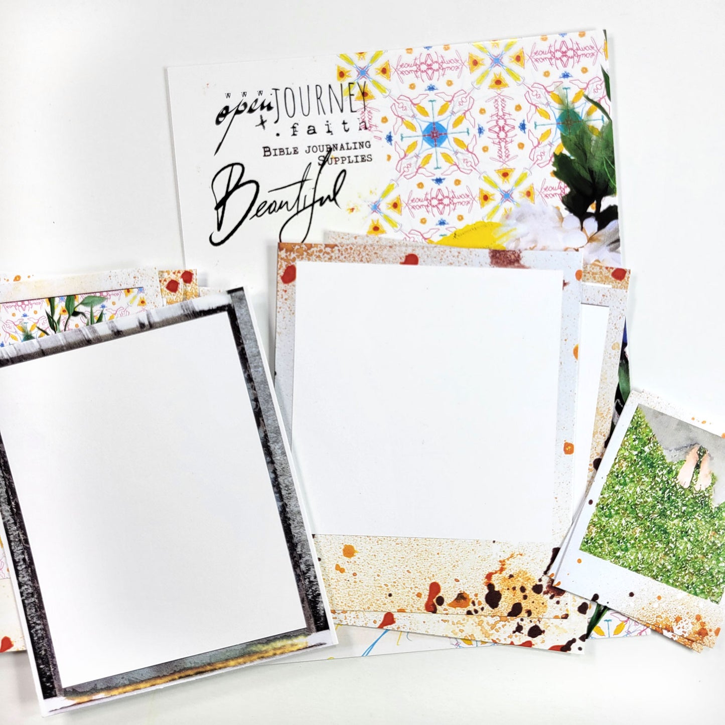 Beautiful ADD ON - Polaroid images and blank frames