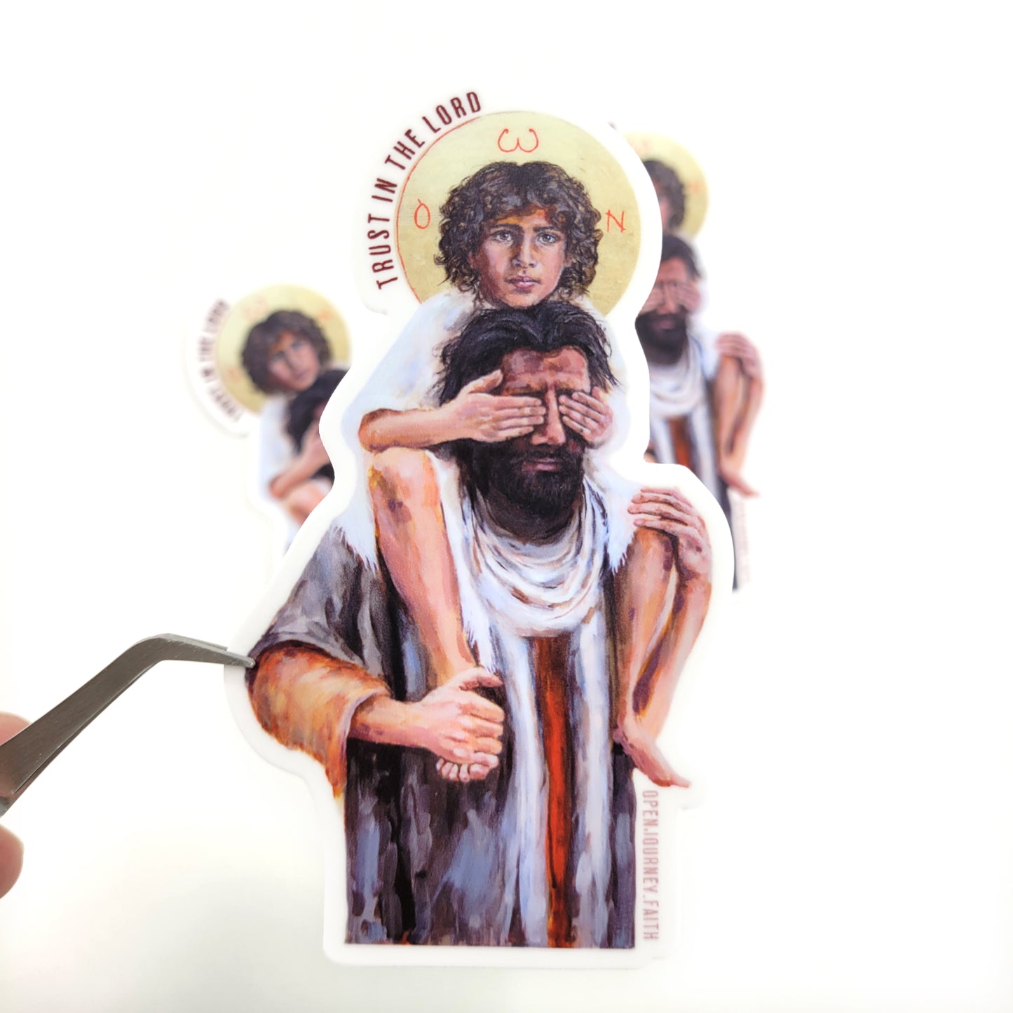 Jesus and Joseph- faith sticker