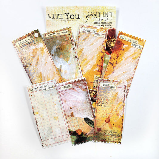 Journaling Tickets-  from With You Lent kit