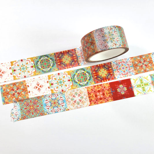 Colorful Tiles - washi tape