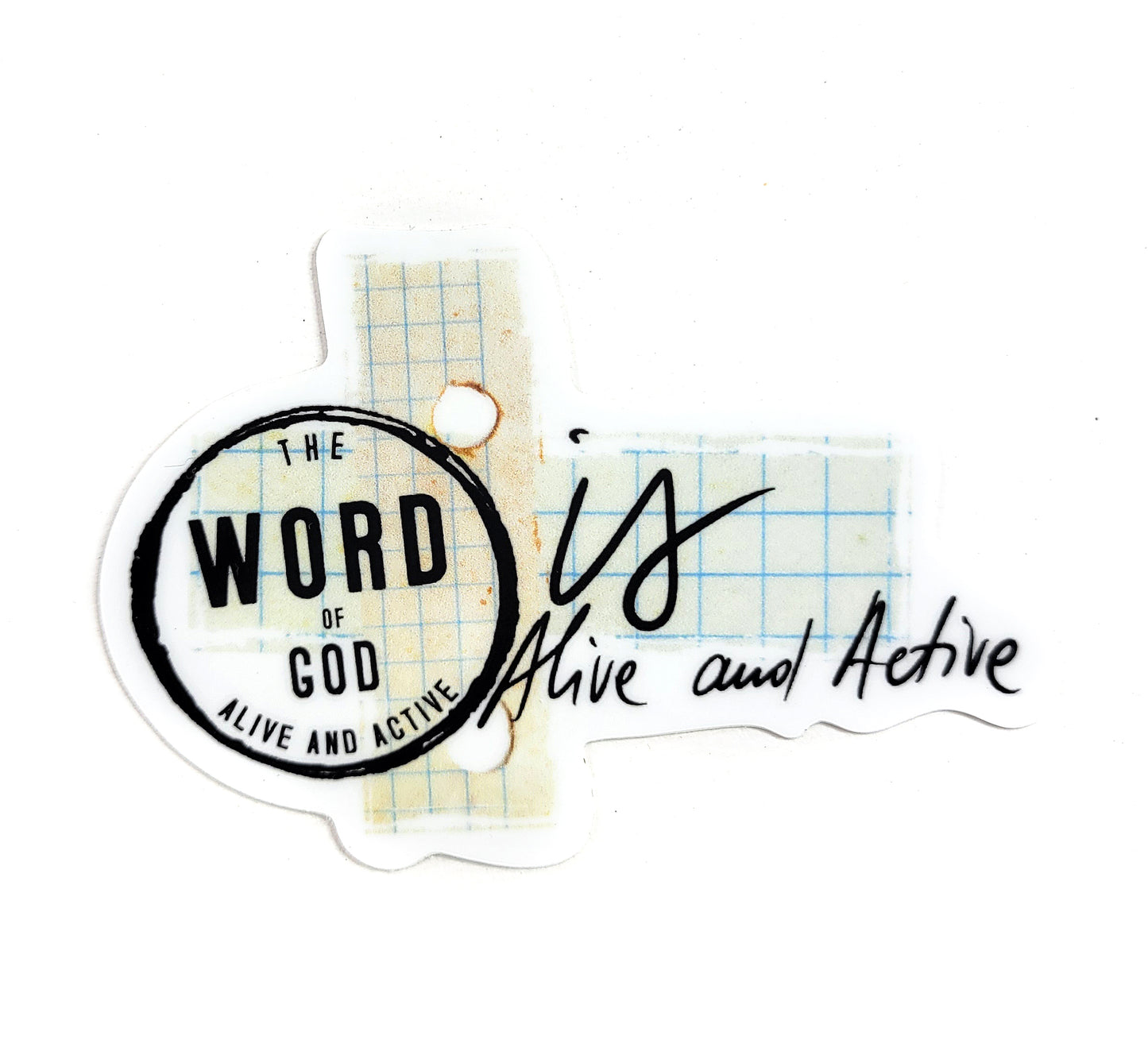 The Word is Alive- faith sticker