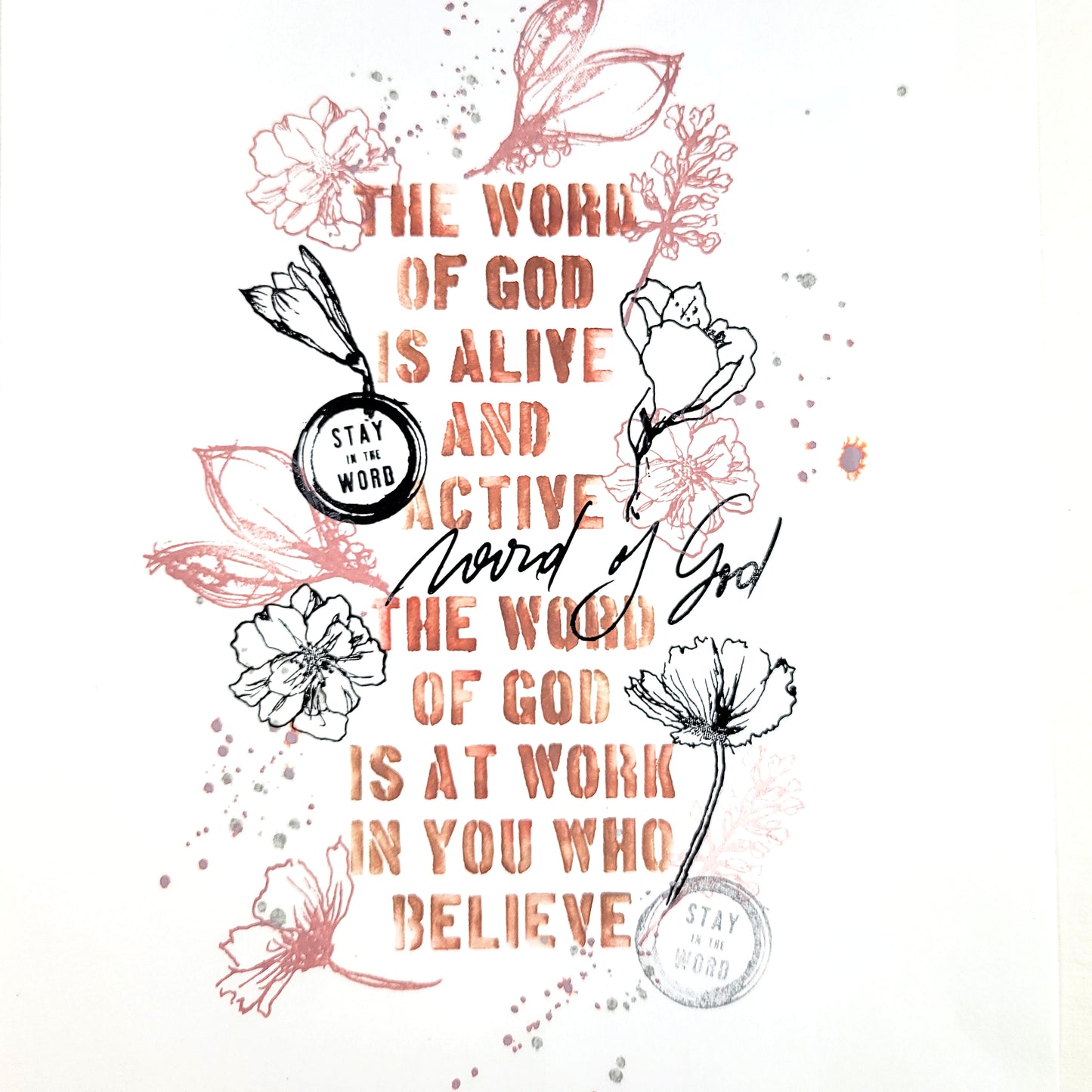 Bible Verses Stencil - TAKE 4 series