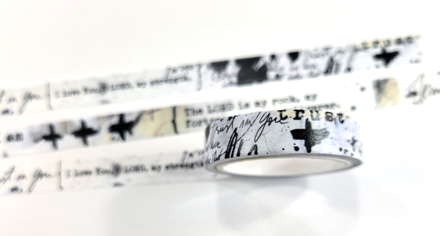 "Psalms" Narrow washi tape