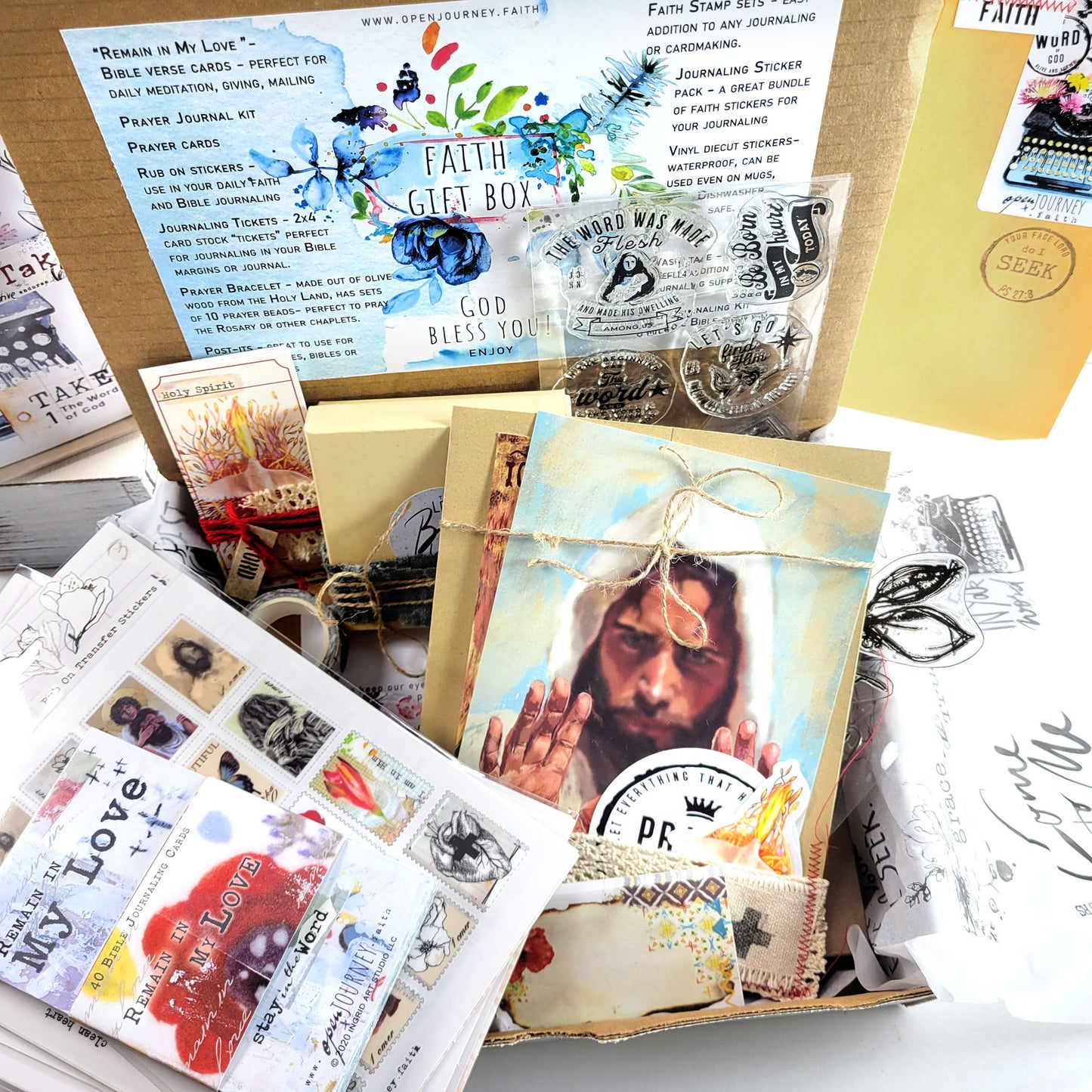 Faith GIFT BOX 2024 - faith and Bible journaling supplies