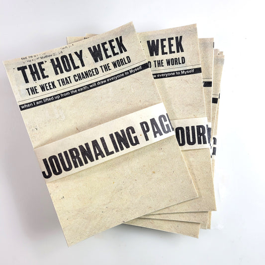 HOLY WEEK - ADD on - set of 12 journaling pages