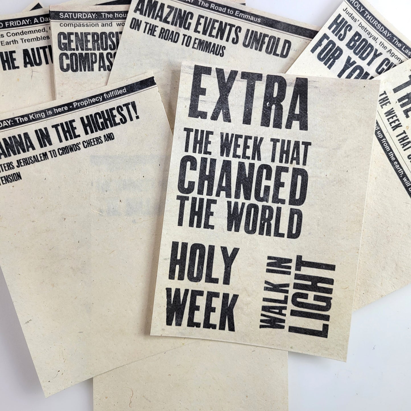 HOLY WEEK - ADD on - set of 12 journaling pages