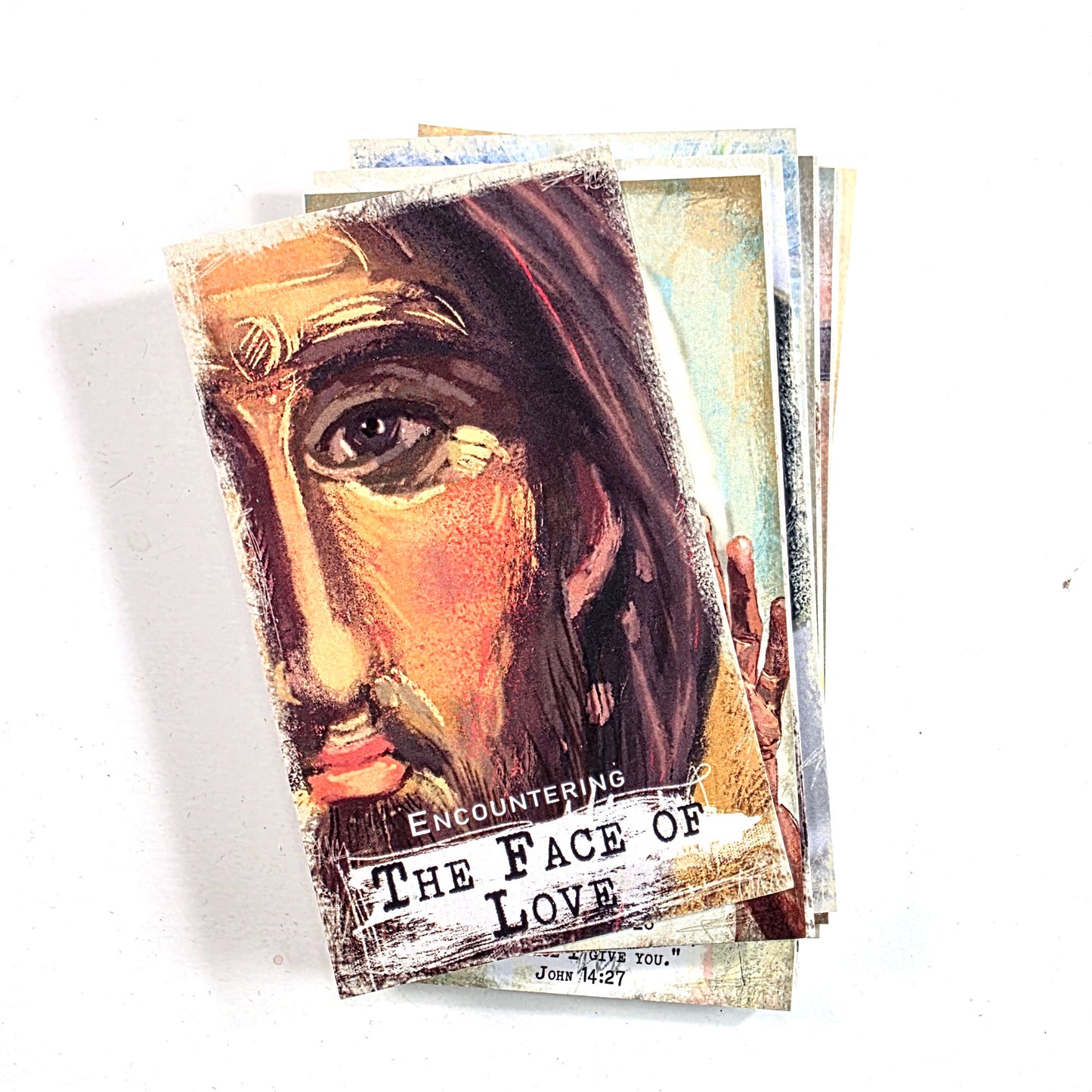 The Face of Love - set of 45 Bible Journaling Cards with prompts and Bible verses