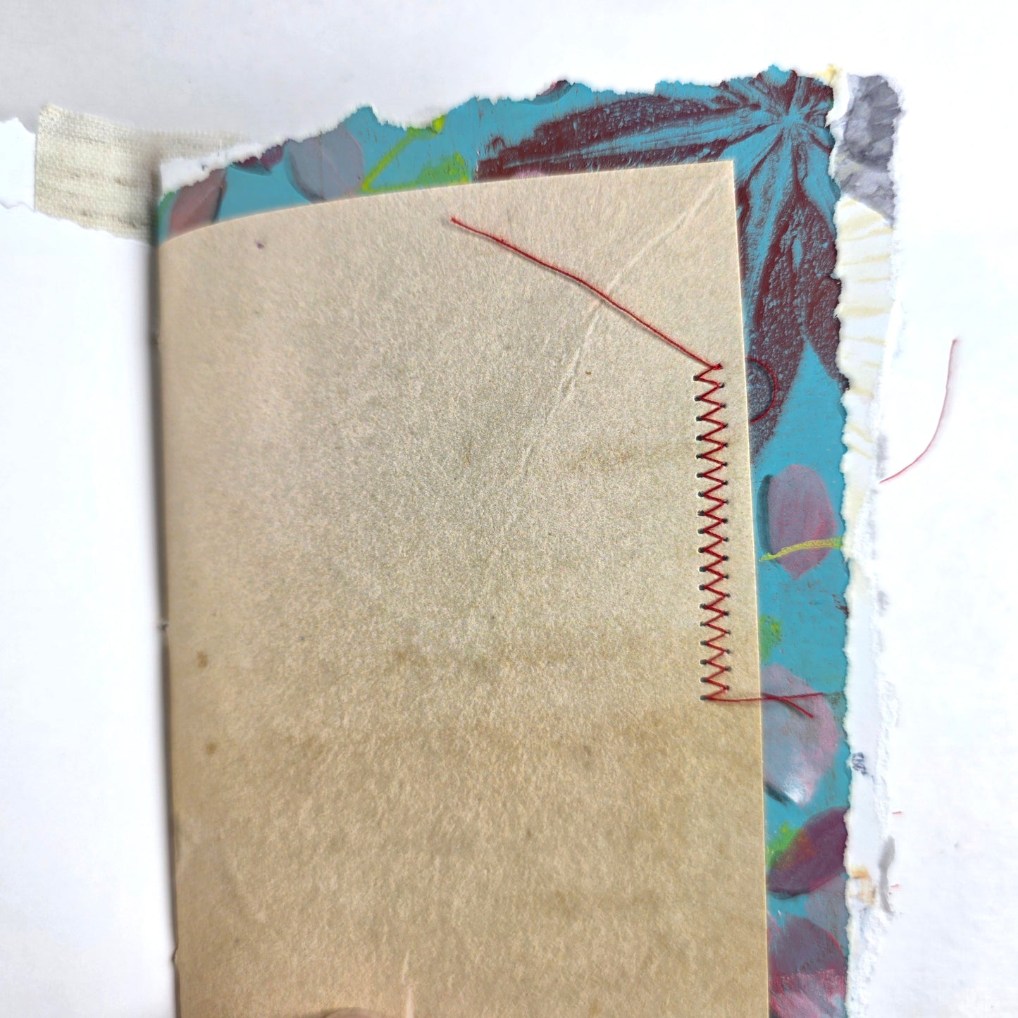 Creative Faith Journal - Gathered Grace No. 1, Handmade mix media journal