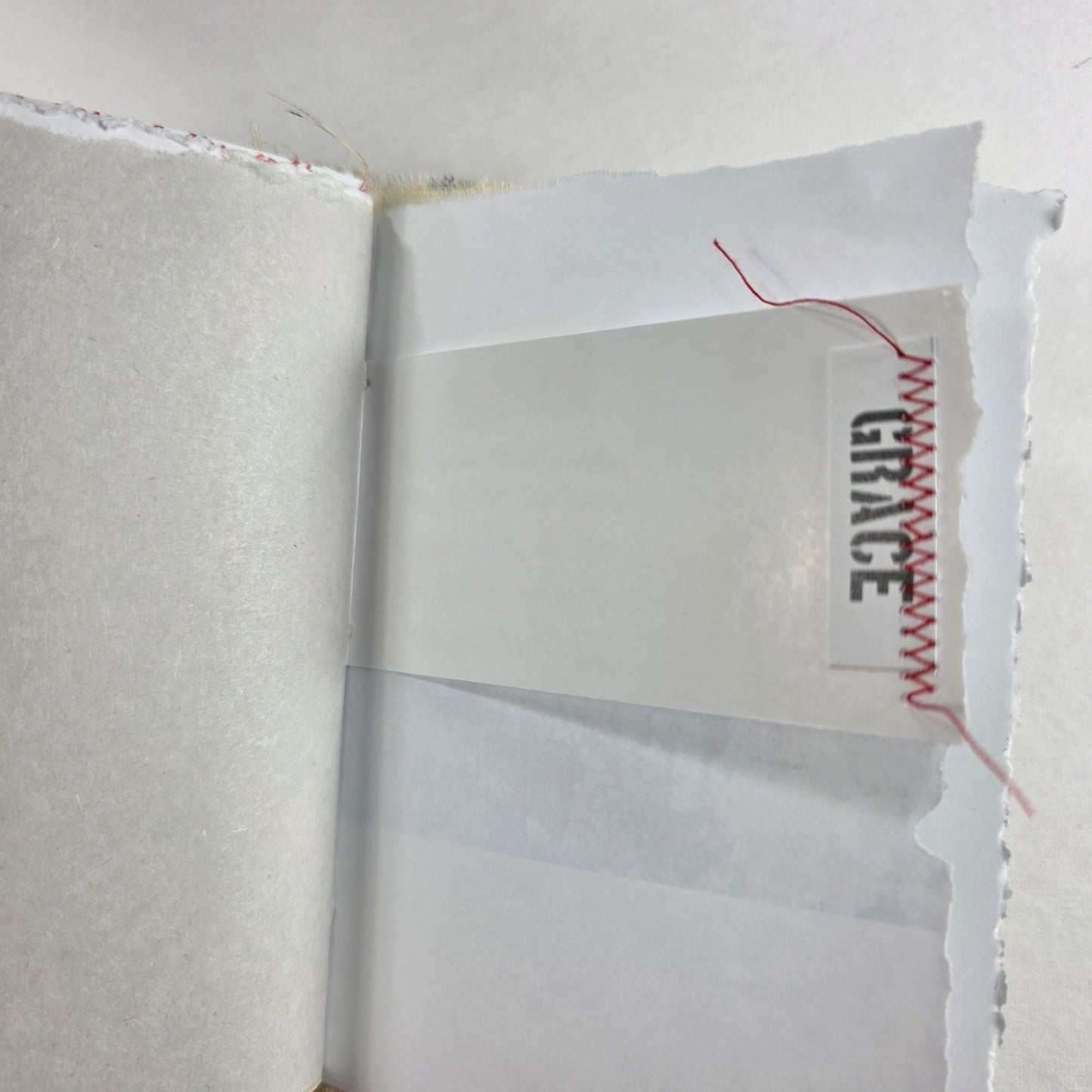 Creative Faith Journal - Gathered Grace No. 16, Handmade mix media journal