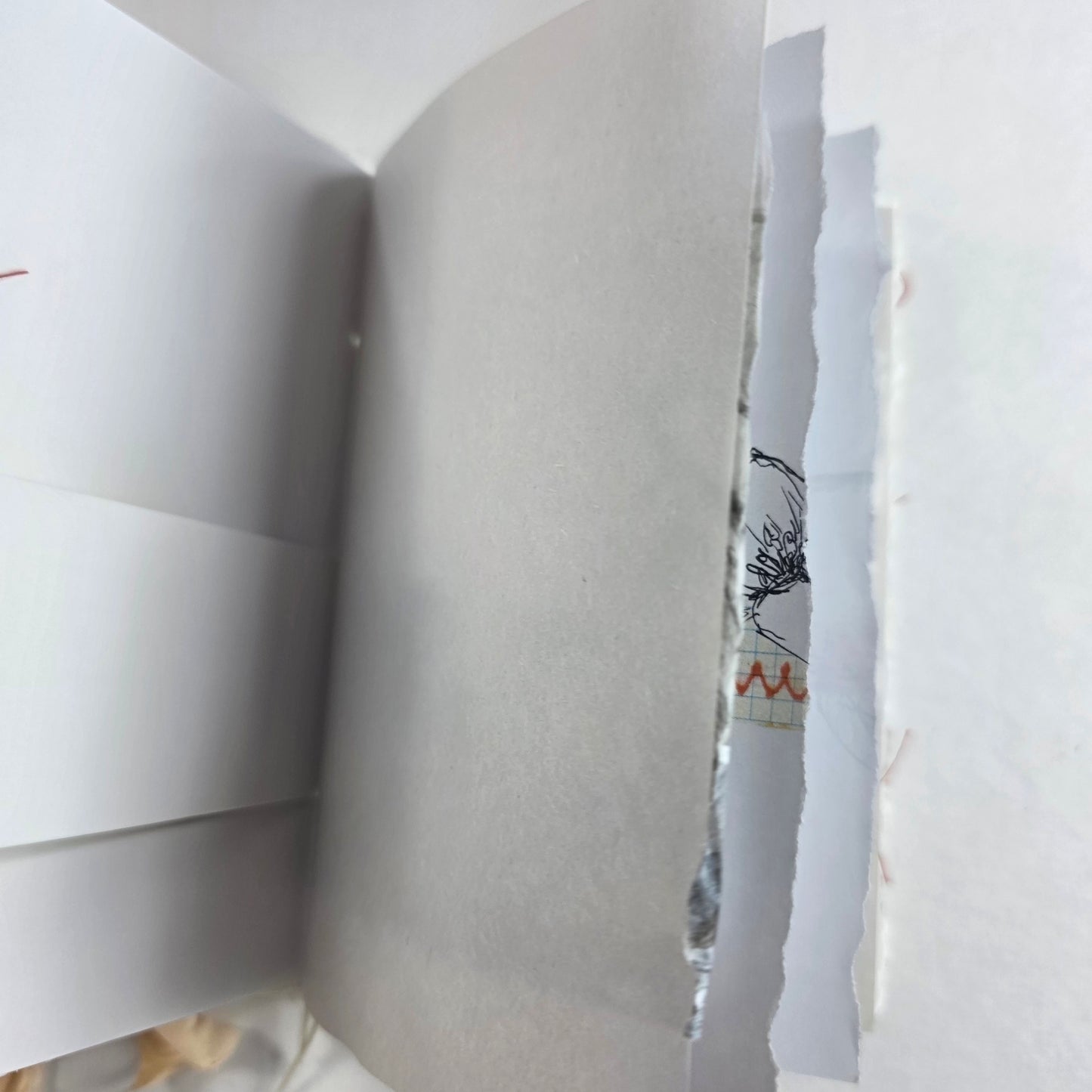 Creative Faith Journal - Gathered Grace No. 4, Handmade mix media journal