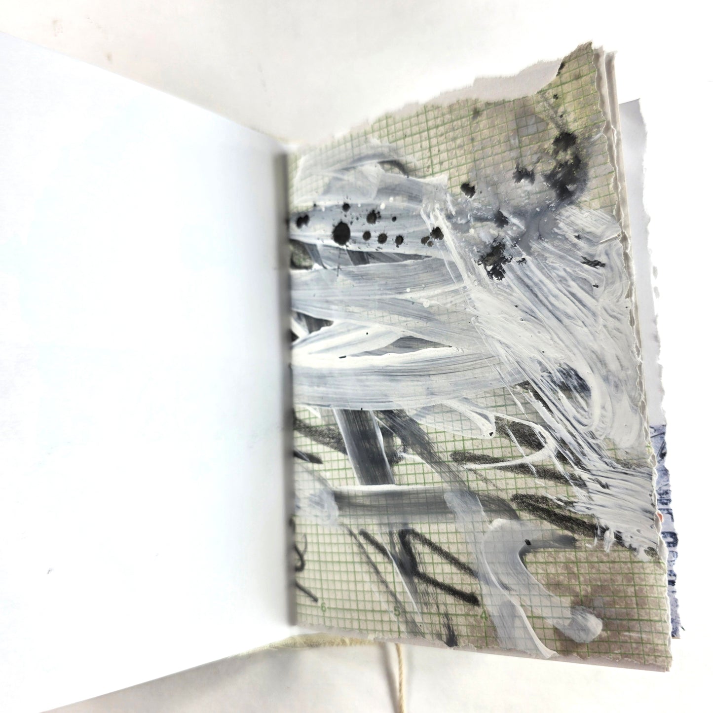 Creative Faith Journal - Gathered Grace No. 14, Handmade mix media journal