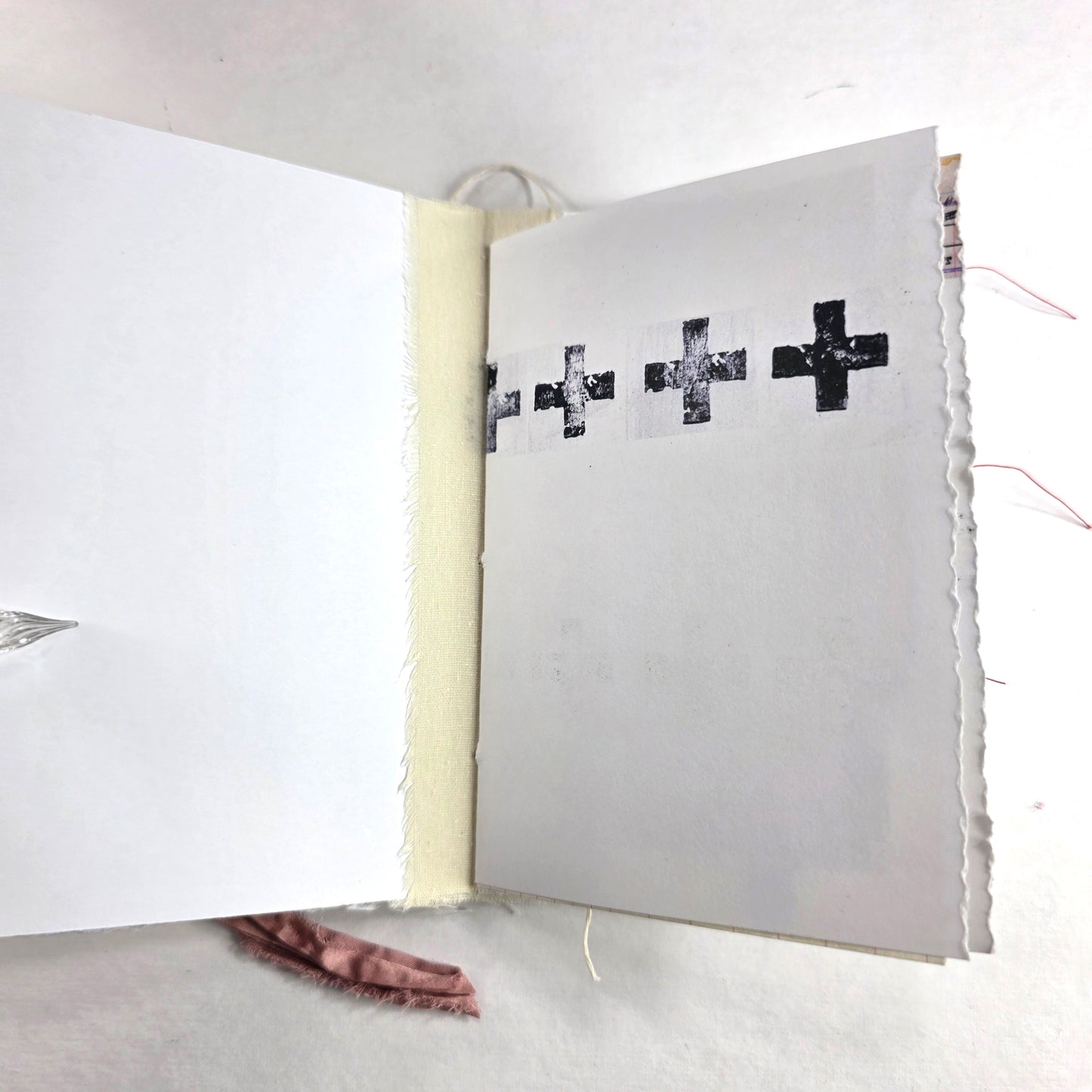 Creative Faith Journal - Gathered Grace No. 8, Handmade mix media journal
