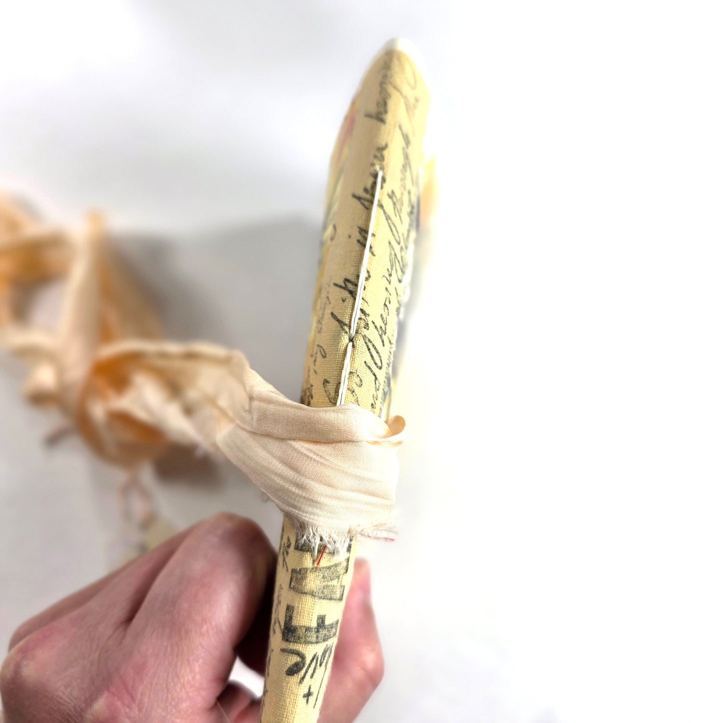 Creative Faith Journal - Gathered Grace No. 10, Handmade mix media journal