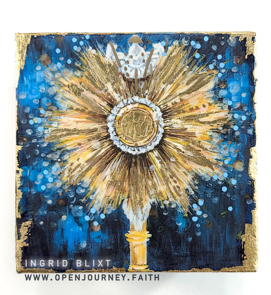 Adoration - mix media Icon