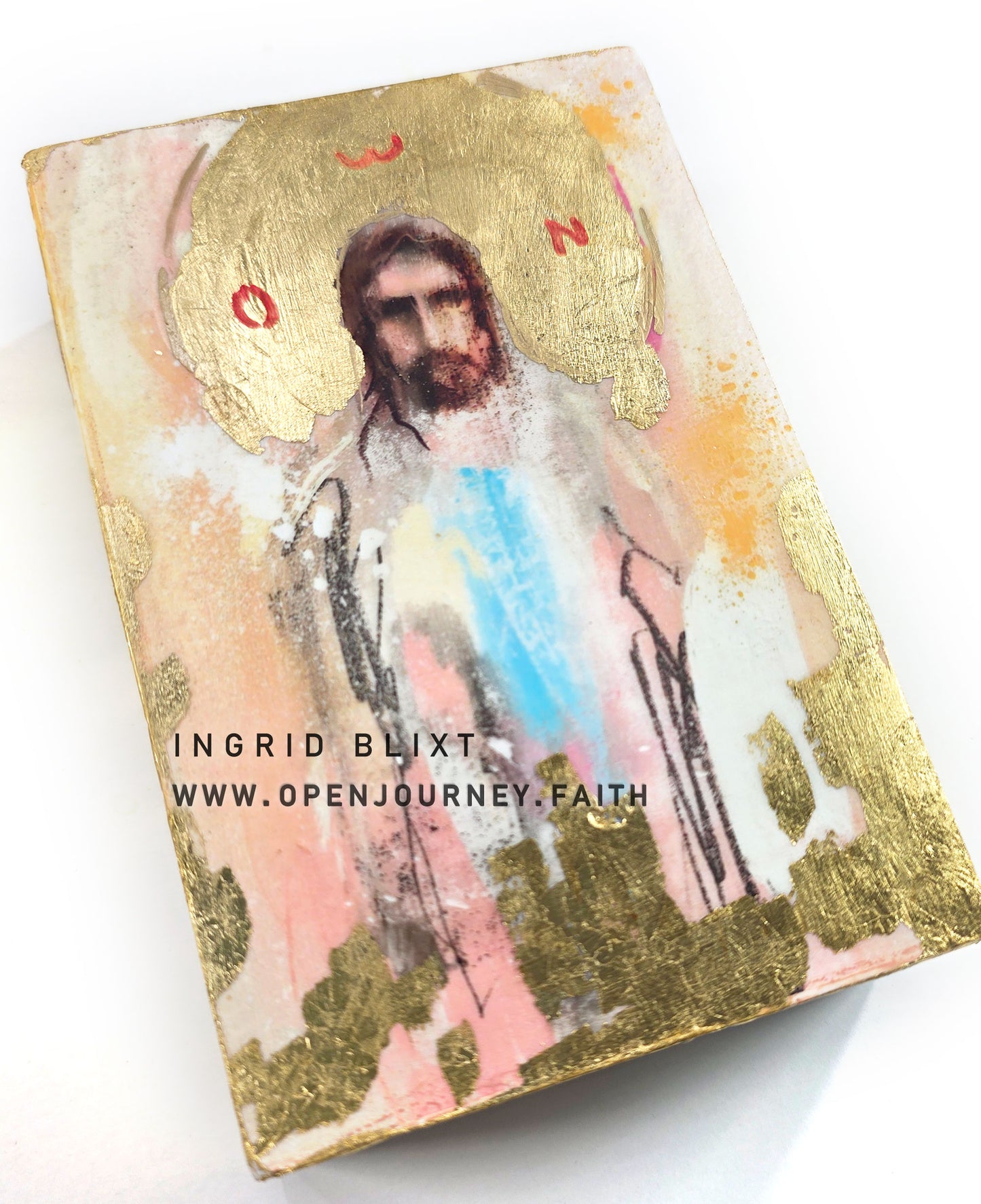 Jesus - mix media Icon