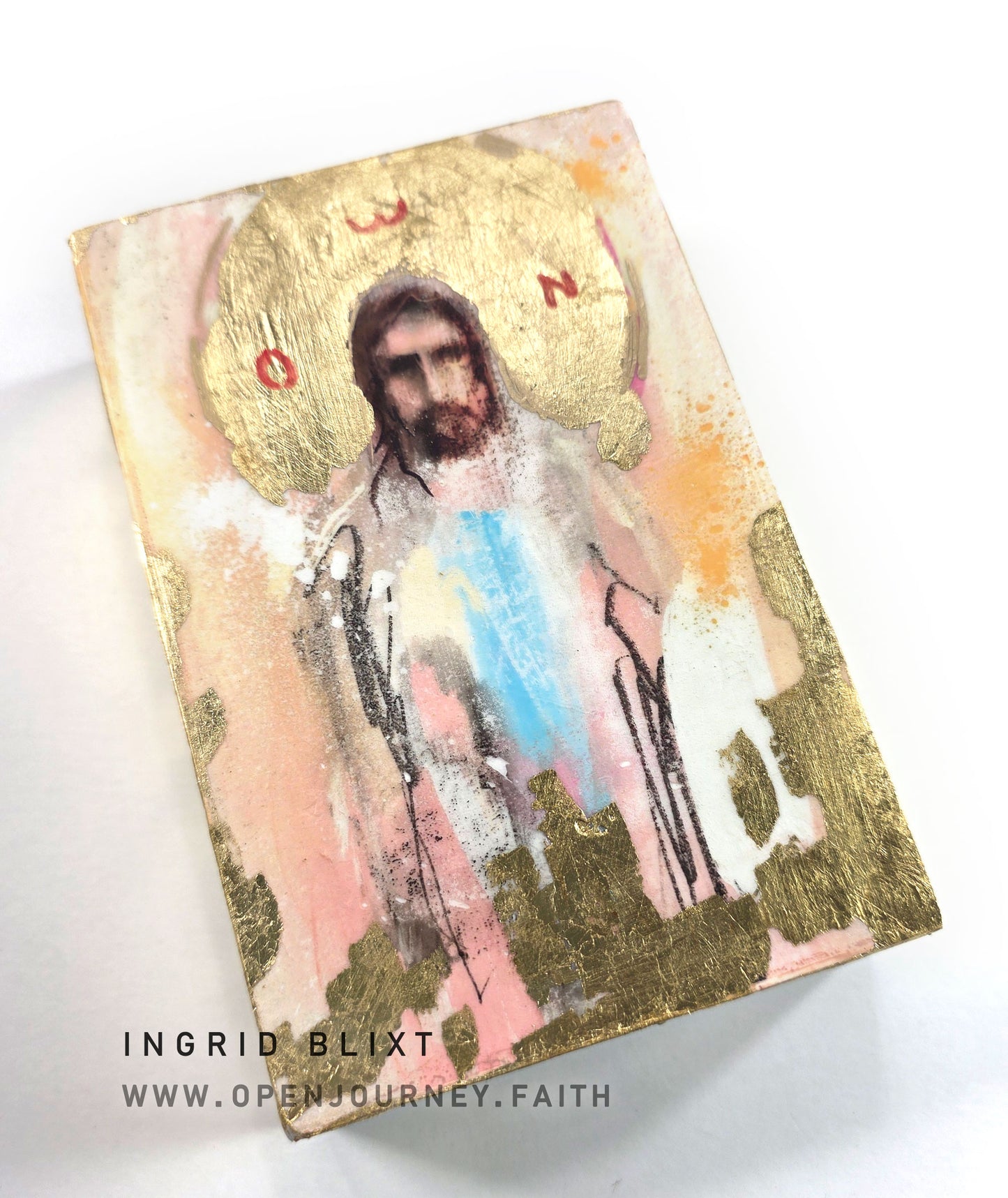 Jesus - mix media Icon