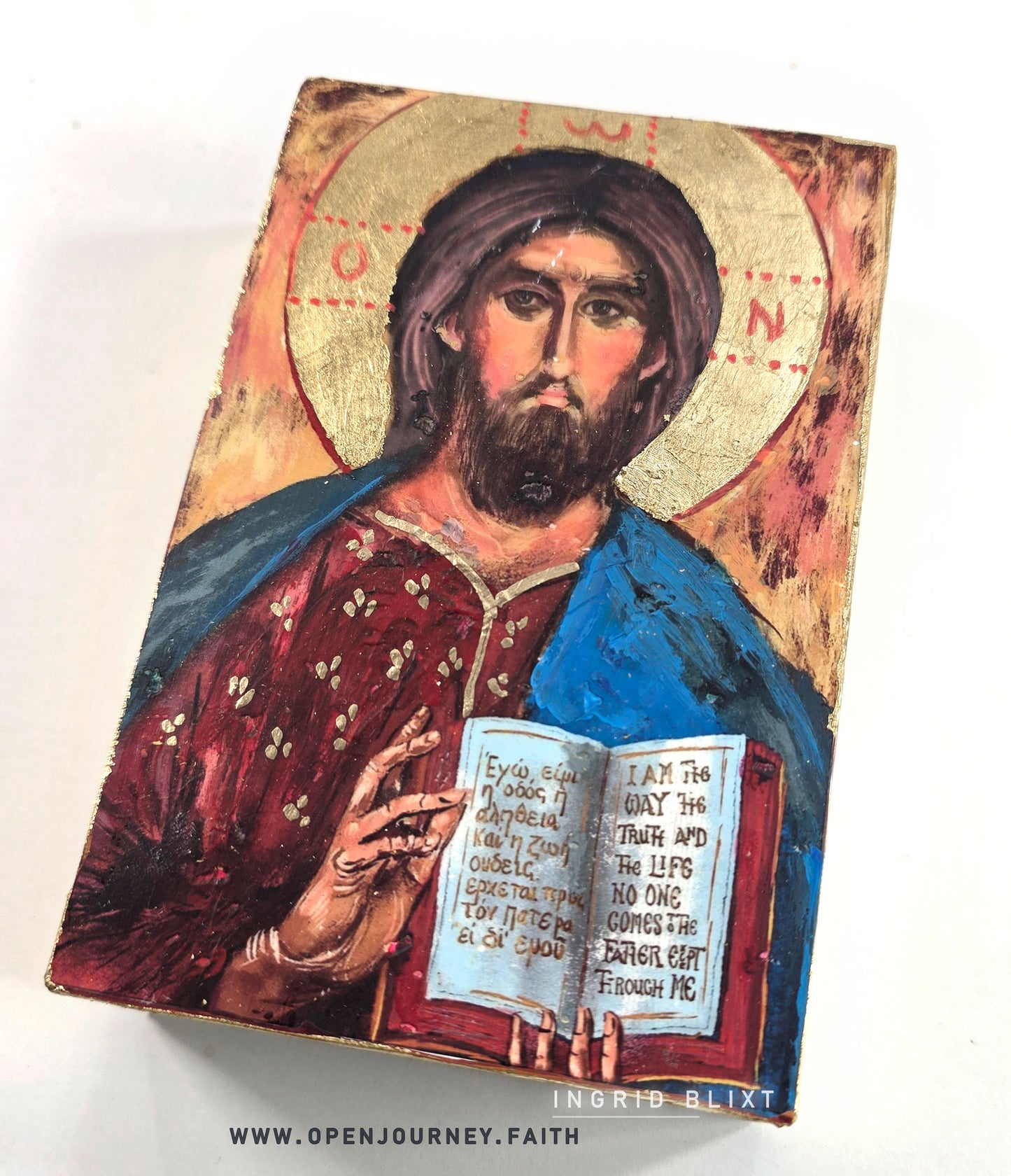 The Word of Life - mix media Icon