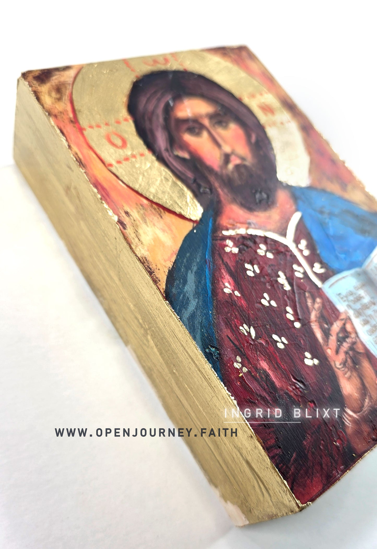 The Word of Life - mix media Icon