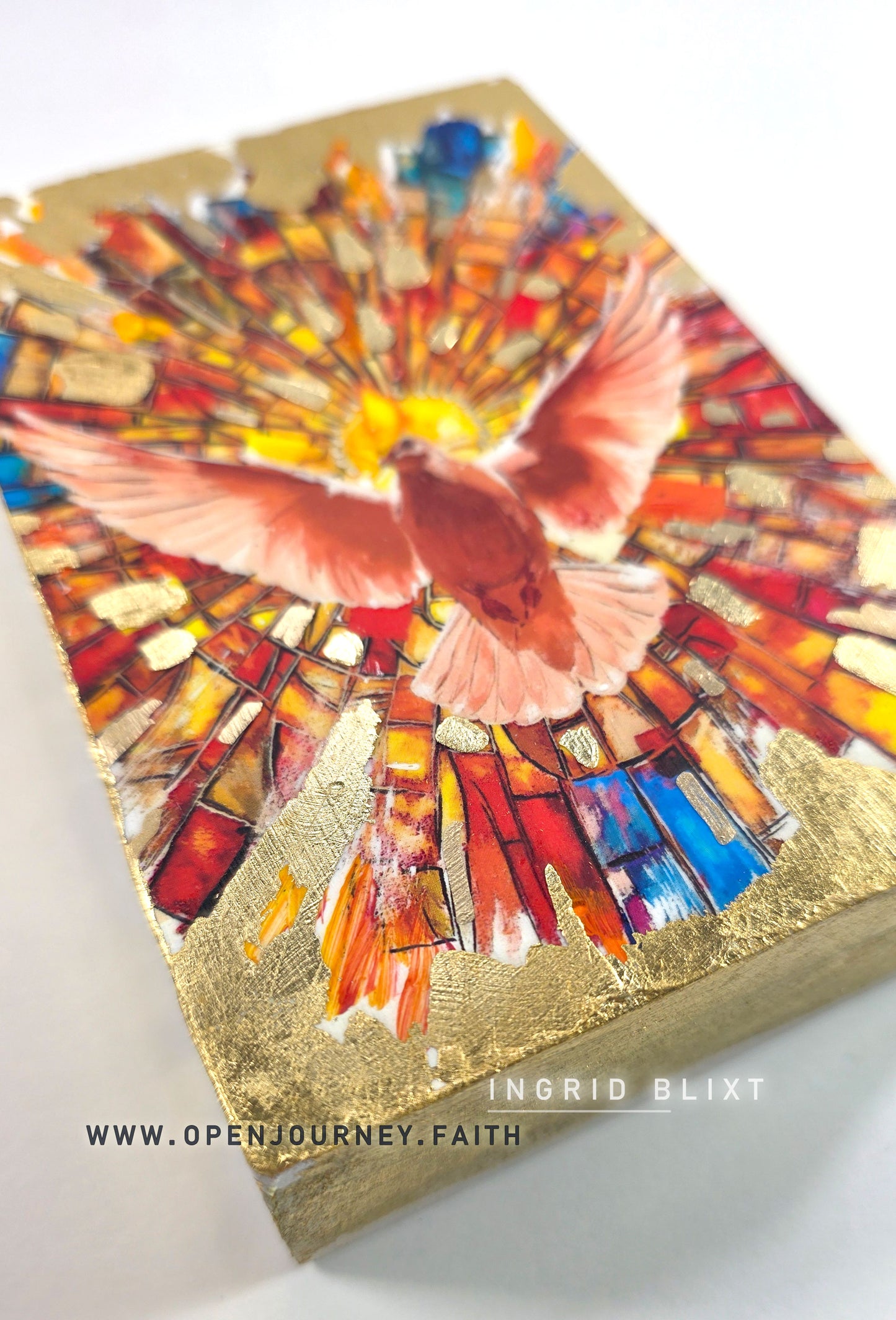 Holy Spirit - mix media Icon