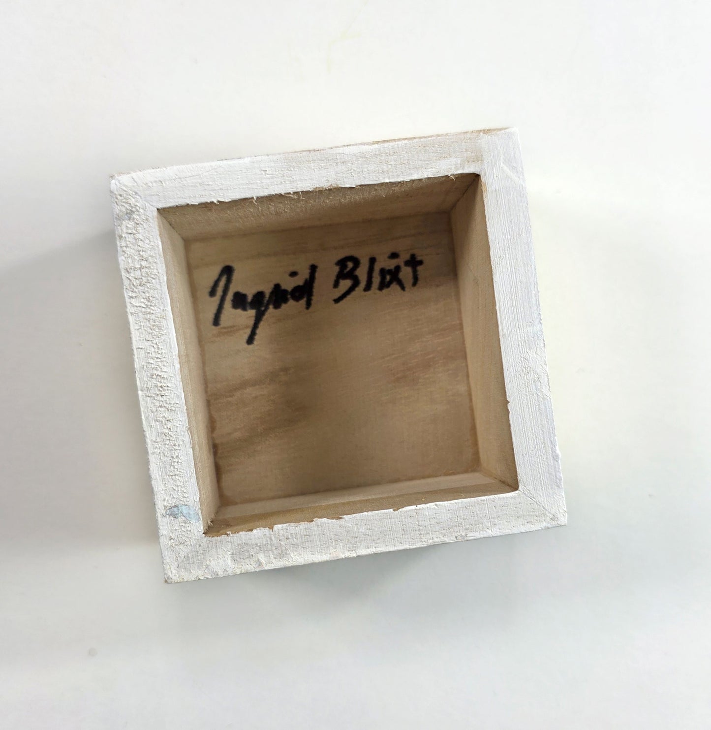 Blessed Mother and Jesus - mix media small Icon