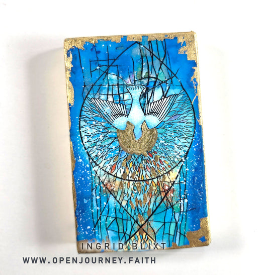 Come Holy Spirit - mix media Icon