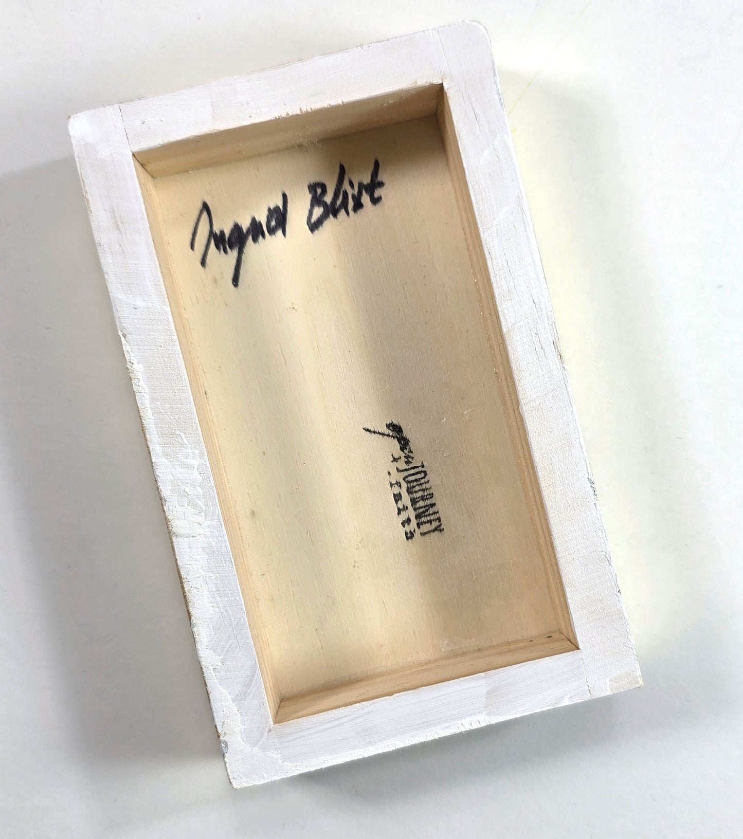 Blessed Mother and Jesus - mix media Byzantine style Icon