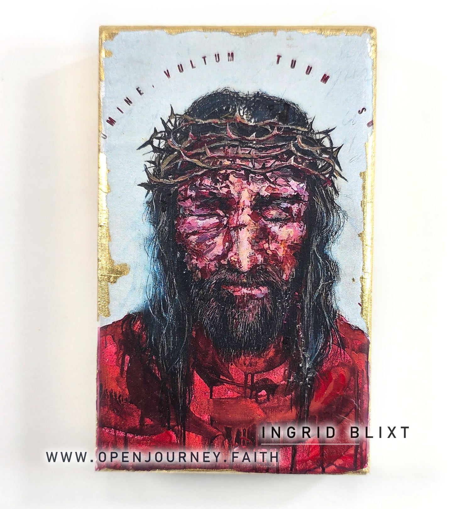 Ecce Homo - mix media Icon