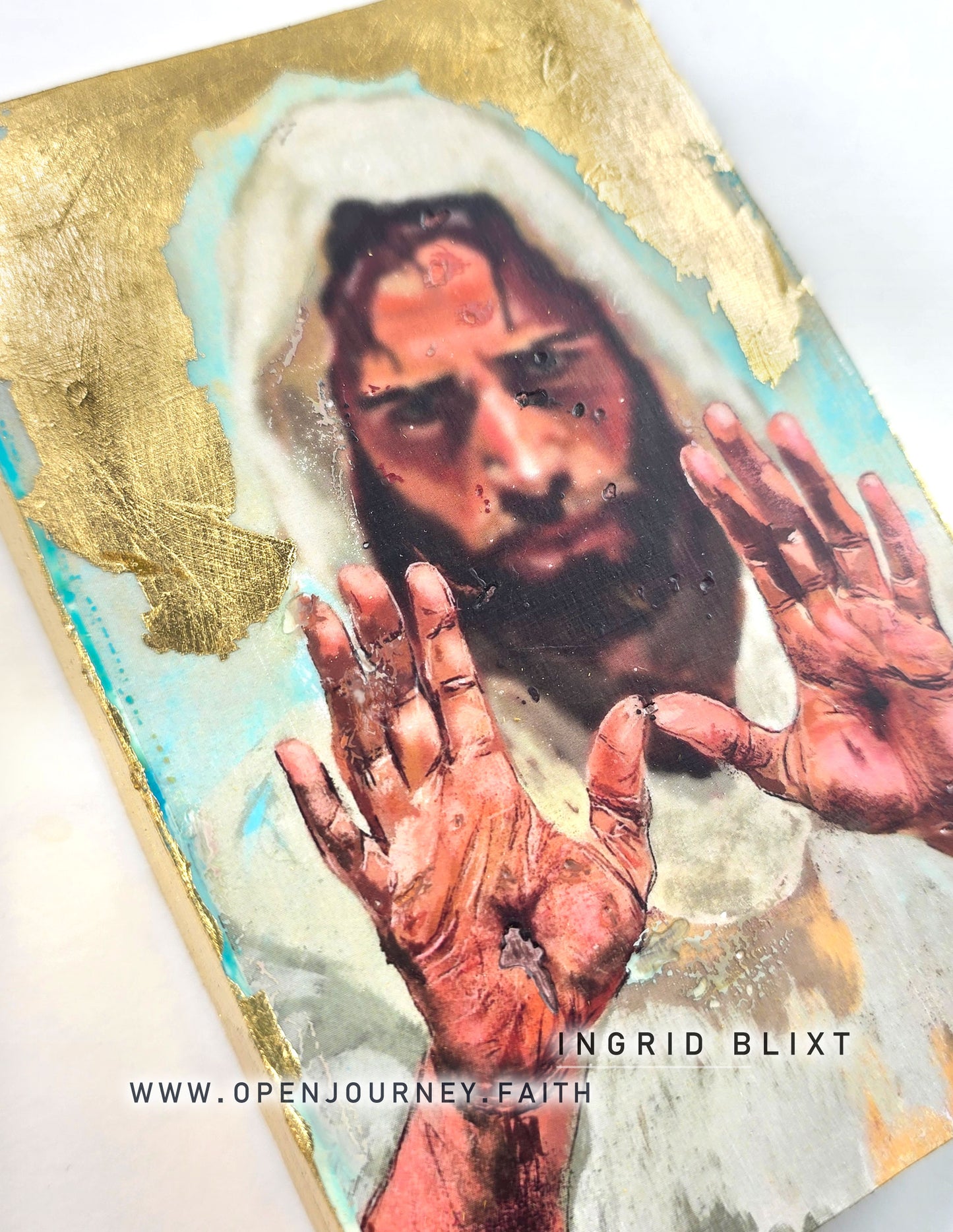 Blessing - mix media Icon