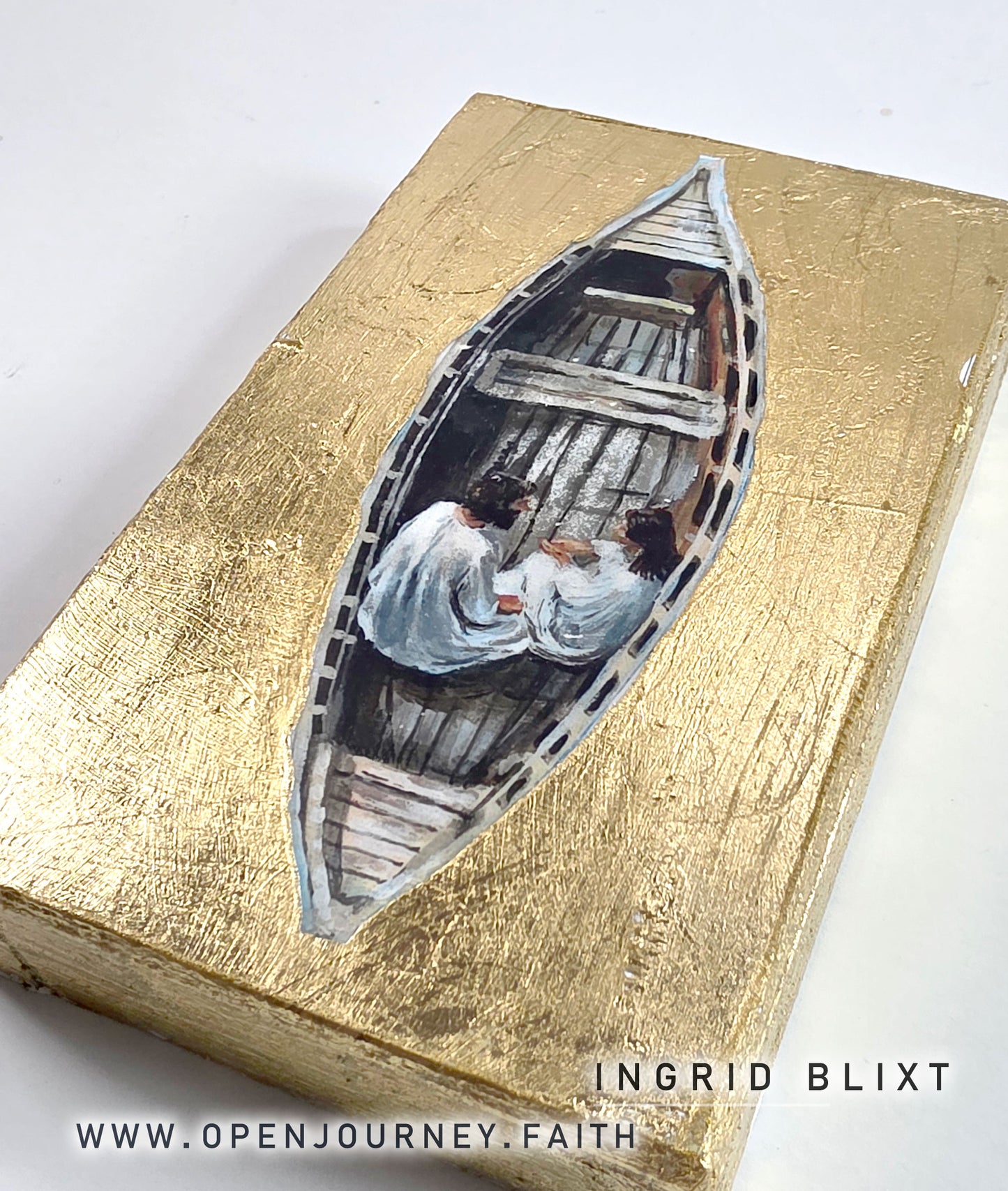 Jesus and Me - mix media Icon