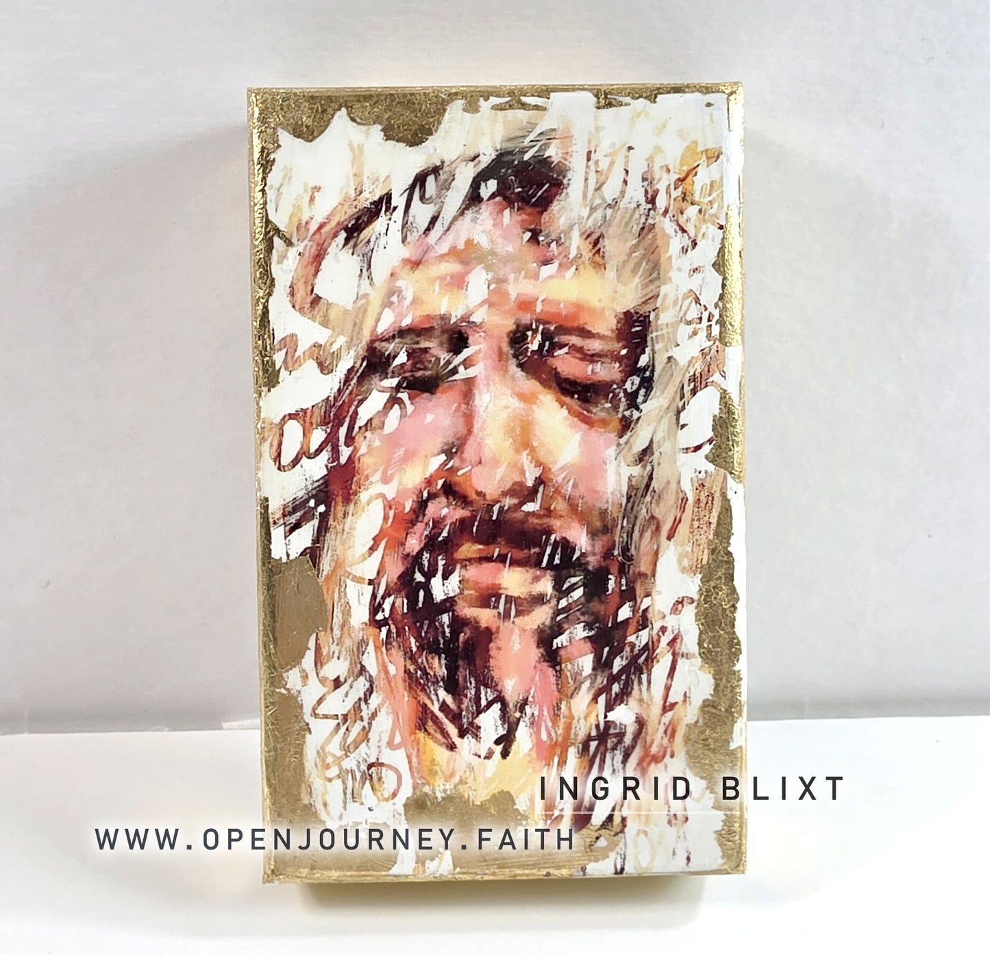 Face of Love IV - mix media Icon