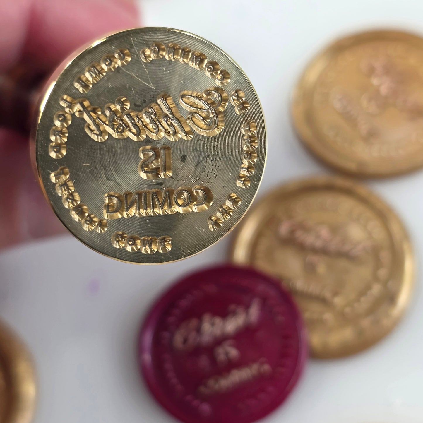 Christ is Coming - wax seal stamp