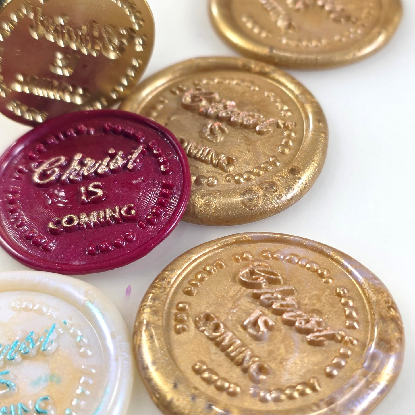 Christ is Coming - wax seal stamp